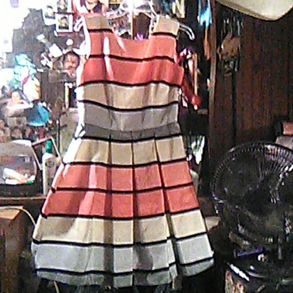 A striped dress
